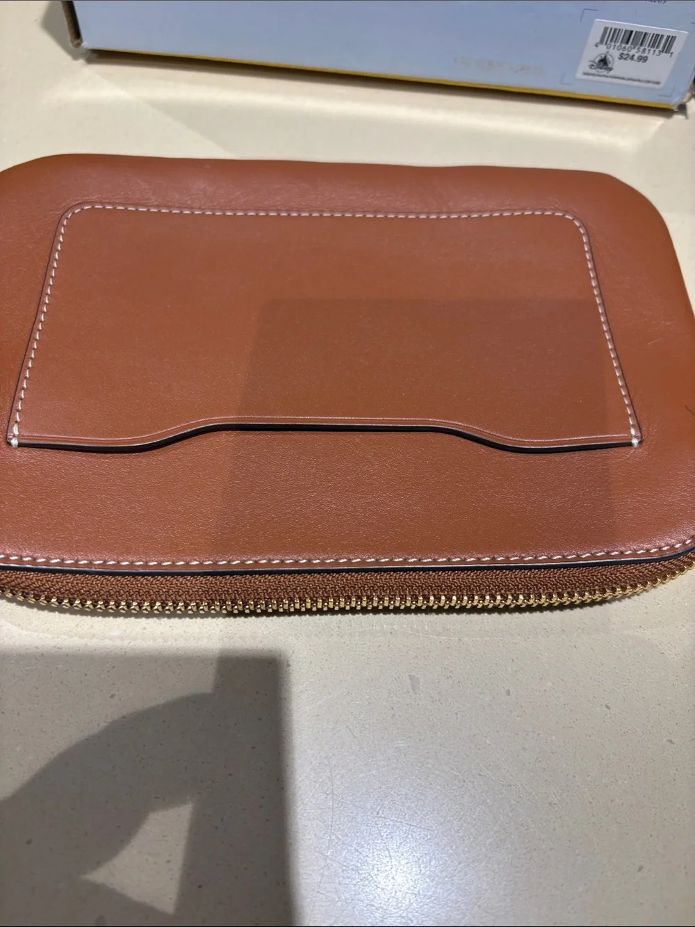 Tory Burch Perry Bombé Ribbon Patchwork Leather wristlet clutch